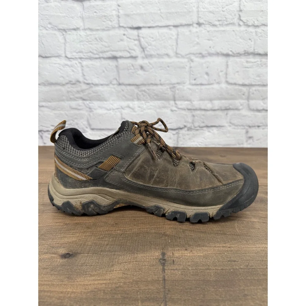 KEEN Targhee III Waterproof Hiking Shoes Mens 9.5 Dark Earth Mulch 1017784